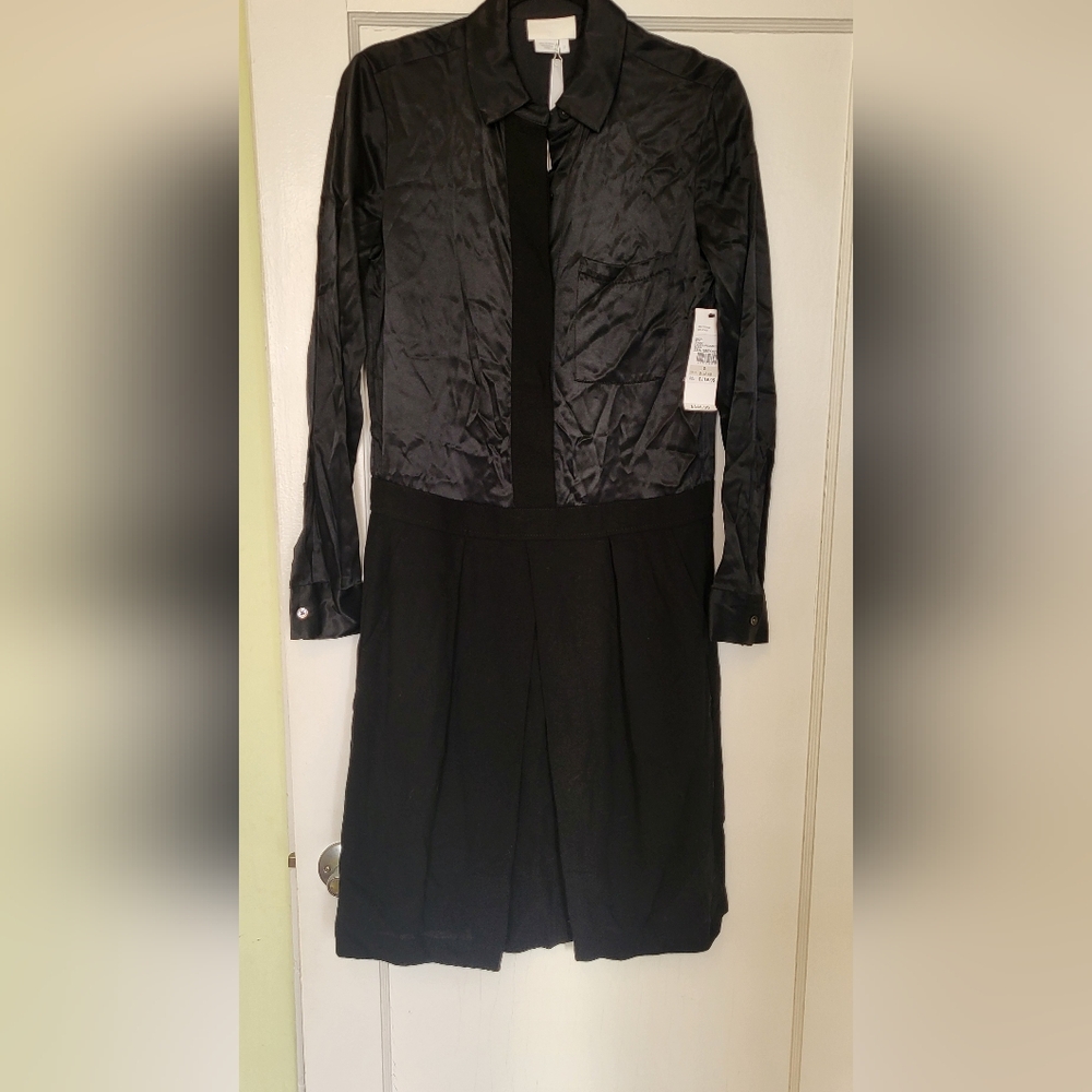 DKNY Black Long Sleeve Dress